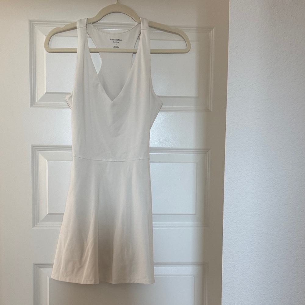 Reformation White Tennis Dress S